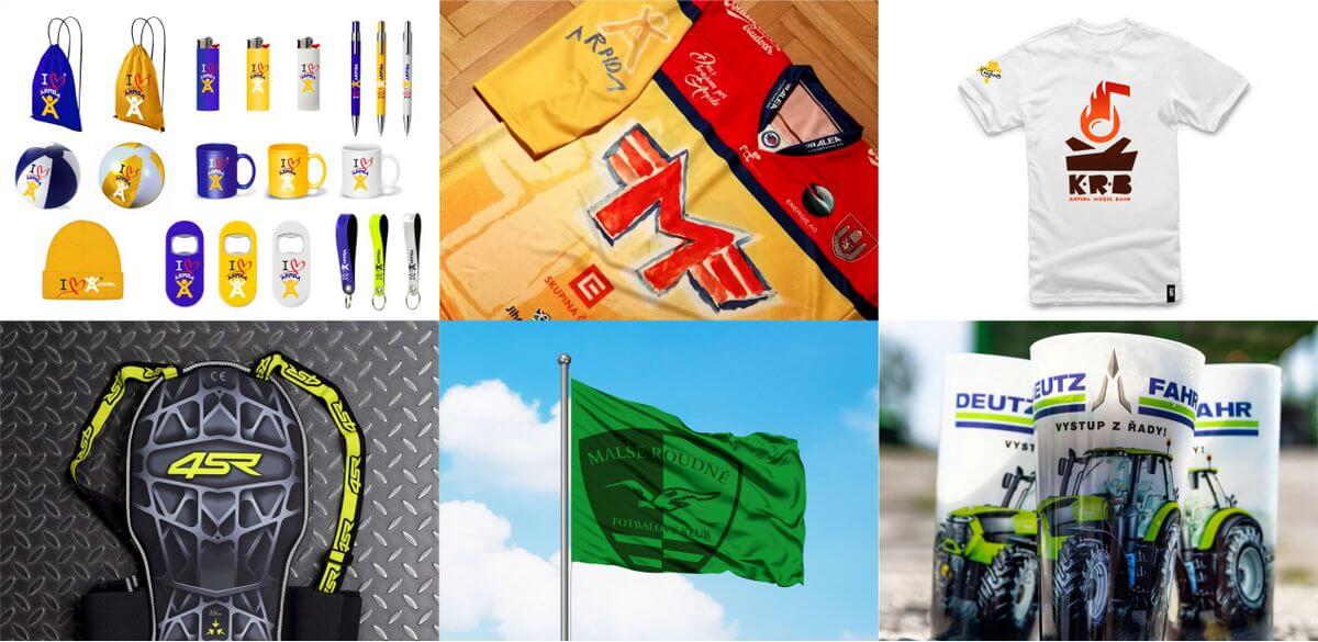 ukázka reklama potisk reklamních předmětů